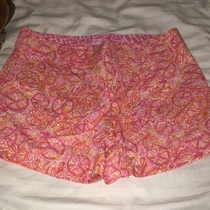 Lilly Pulitzer 10 speed shorts.